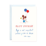 Camembert and Cake - Birthday Greeting Card