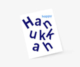 Happy Hanukkah Scandi Hanukkah Greeting Card