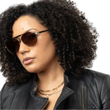 Dwayne Gold Metal - Chestnut Clip On