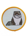 Cat Embroidered Iron-on Patch