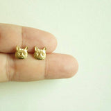 Cat Stud Earrings