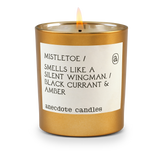 Mistletoe (Black Currant & Amber) Gold Tumbler Candle