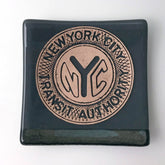 New York City Subway Token Glass 4.5" Catch-All Dish