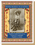 Tequila is a Salad - Birthday Greeting Card