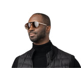 Dwayne Gold Metal - Chestnut Clip On