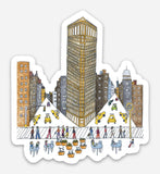 Flat Iron Building Sticker