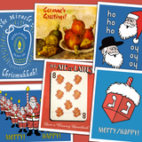 Local Beast Merry Christmakuh Cards Set