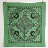 Mystical Afro Angels Ethiopian-Inspired Bandana - Green