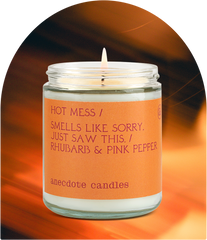 Hot Mess Candle (Rhubarb & Pink Pepper)