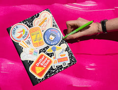 New York City Rainbow Takeout Box Sticker