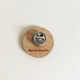 Cat Wood Pin