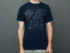 New York City Adult Tee - Navy