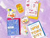 New York City Rainbow Takeout Box Sticker