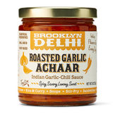 Roasted Garlic Achaar (Spicy Indian Condiment)
