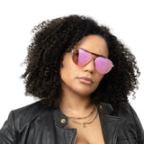 Dwayne Gold Metal - Blush Clip On