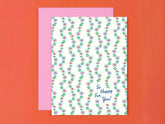 So Happy Floral Wedding or Congrats Card