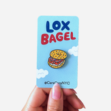 Lox Bagel 1" Enamel Pin