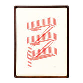 Fire Escape - Hand Stitched Artwork Large