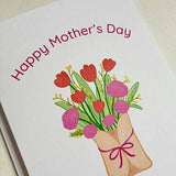 Mother's Day Card Flower Bouquet
