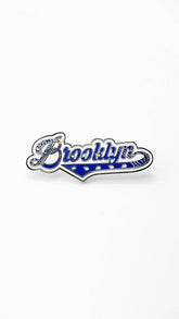 "Brooklyn" Dodger Blue Paisley Boro Pin
