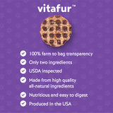 Vitafur Barkin Burger Bison & Pumpkin Dog Treat