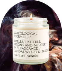 Astrological Storming (Sandalwood & Incense) Candle