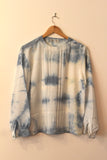 Shibori Silk Vintage Long Sleeve