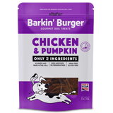 Vitafur Barkin Burger Chicken & Pumpkin Dog Treat