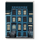 Hanukkah Brownstone Card