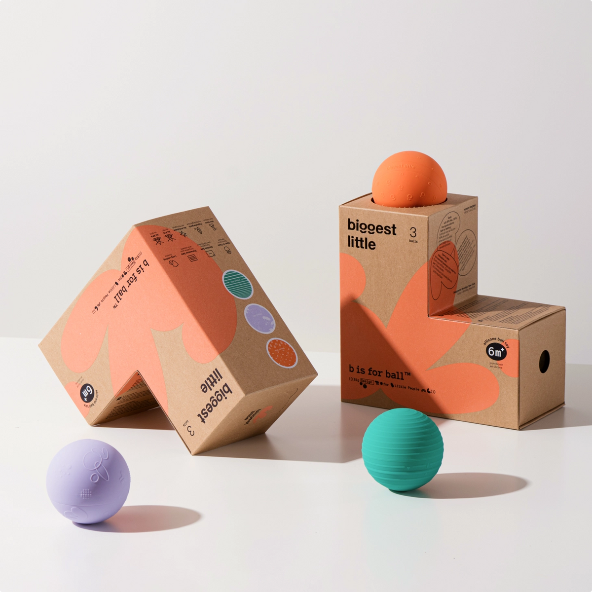 B Is For Ball™ - 3-ball Set | Montessori Box