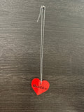 Red Brooklyn Heart Necklace