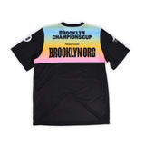 Brooklyn Org x Mazzi Sports Goalie Jerseys - Pink/Yellow/Blue Gradient