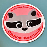 Chaos Raccoon Sticker