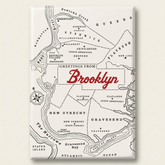 Old Brooklyn Map Magnet