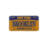 Brooklyn License Plate Pin