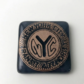 New York City Subway Token Glass Magnet