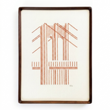 Brooklyn Bridge - Hand Stitched Artwork Large