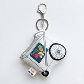 Marinos Italian Ices Cart Keychain