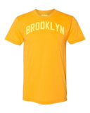 Brooklyn T-Shirt Gold with Yellow Reflective Letters (Youth and Toddler)