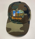 Sigal De Mayo | Camo Print "Love One Way" Patch Hat
