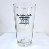 Manhattan Bridge Pint Glass