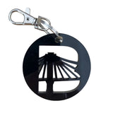 Black B Icon Keychain