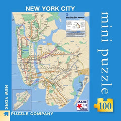 NY Subway Map Mini Puzzle