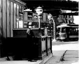 Man at Subway Entrance on Flatbush and Atlantic 1916 | Historic Photo Print