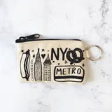 Brooklyn Keychain Zipper Pouch
