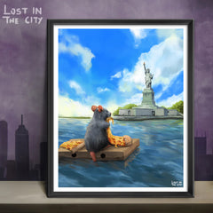 Lost in the City Prints