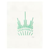 Statue of Liberty - Hand Stitched Artwork Mini