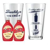 The Brooklyn Egg Cream Starter DIY Kit (2 Glasses + 2 Vanilla Syrup)
