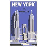New York, The Wonder City Postcard