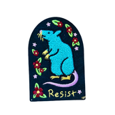 Chenille Resist Rat Patch